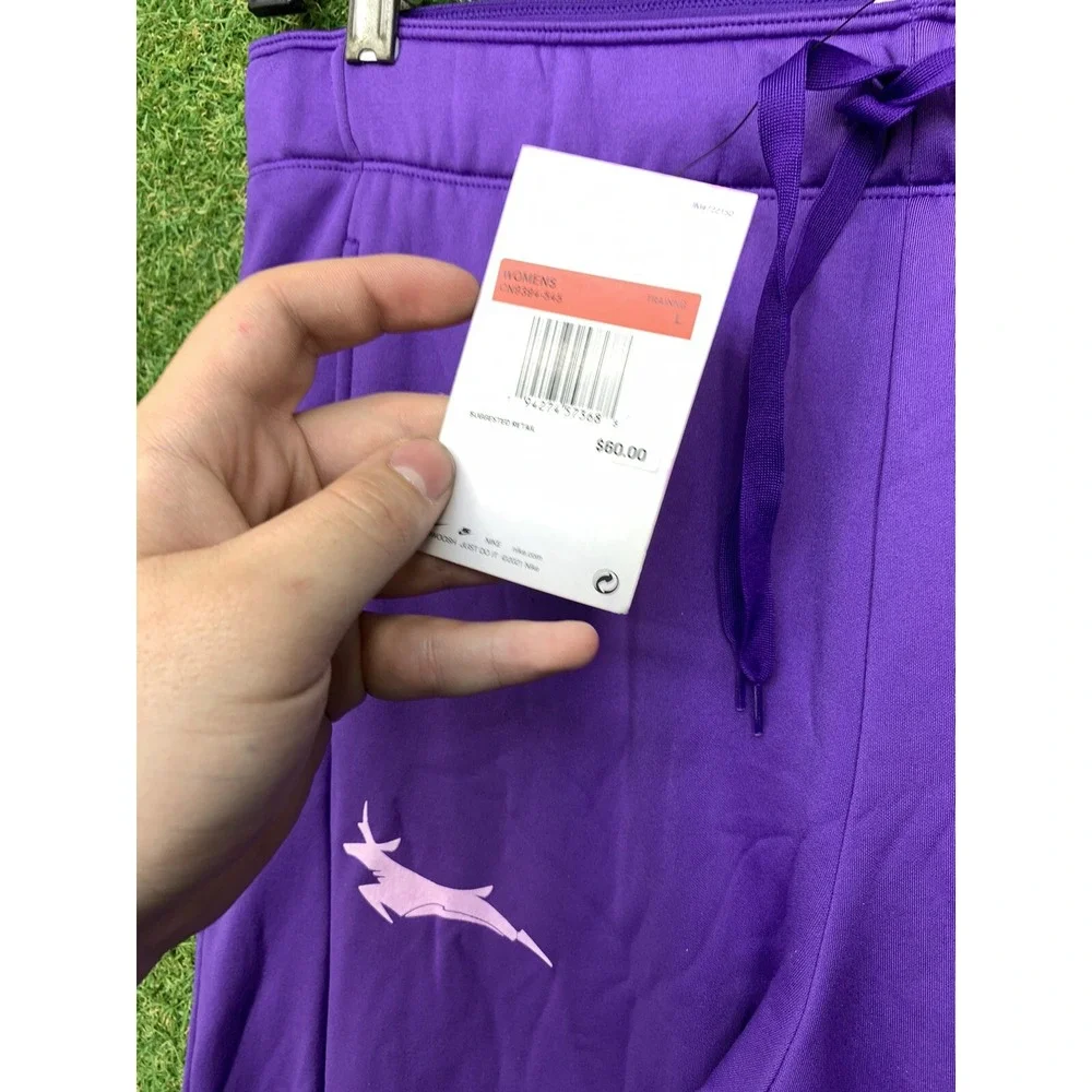 Nike Sweatpants Womens Large GCU Grand Canyon Lopes Tech Fleece Purple NWT